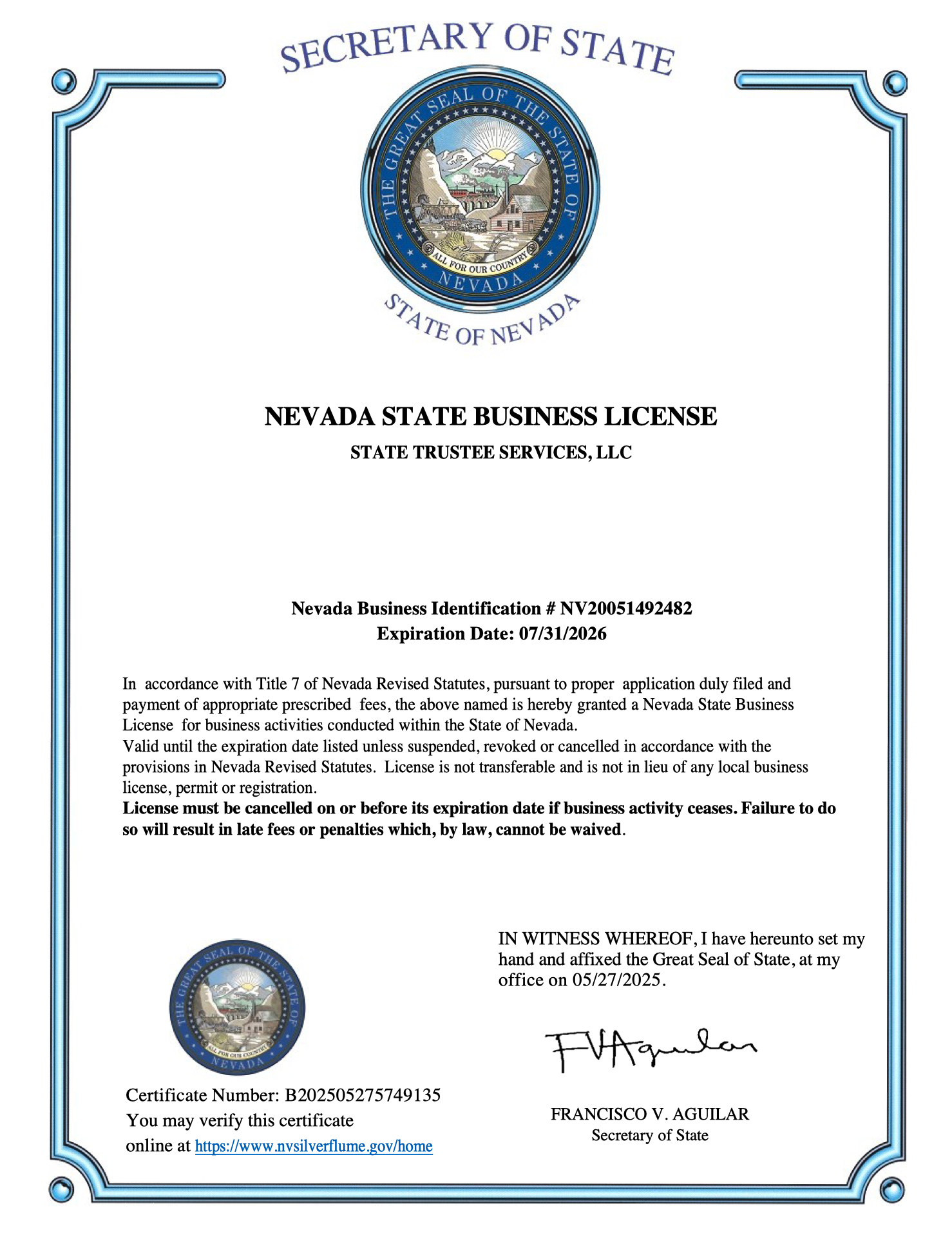 State Trustee Services, LLC